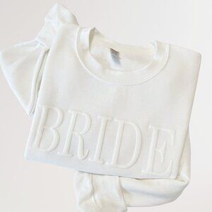 Elegant Puff Bride Sweatshirt| Bridal